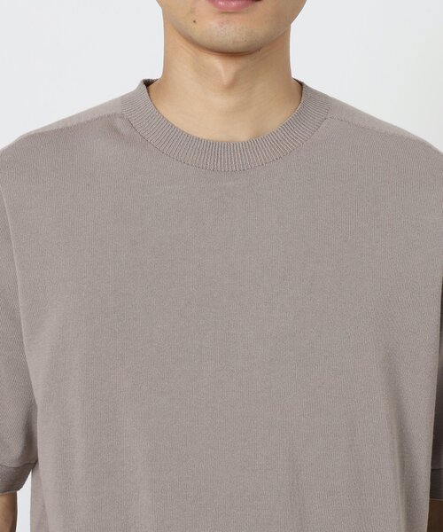 EDIFICE(エディフィス)の「ホールガーメント ニットTシャツ(ニット/セーター・メンズ・ブラック/ベージュ/ブルー/パープル・MEDIUM/LARGE)」の22枚目の写真