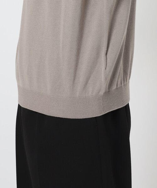 EDIFICE(エディフィス)の「ホールガーメント ニットTシャツ(ニット/セーター・メンズ・ブラック/ベージュ/ブルー/パープル・MEDIUM/LARGE)」の19枚目の写真