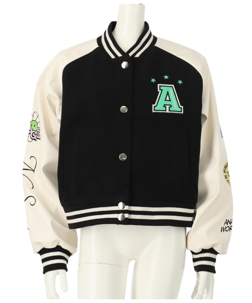 ANAP GiRL（アナップガール）の「ワッペン付ショートスタジャン