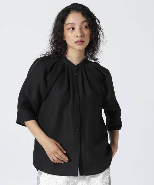 セール】RUMCHE(ラムシェ) Stand Tuck Blouse（シャツ/ブラウス 