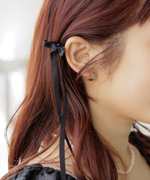 flower（フラワー）の「ルーズリボンピン（ヘアピン・レディース・ブラック/アイボリー・FREE）」の12枚目の写真