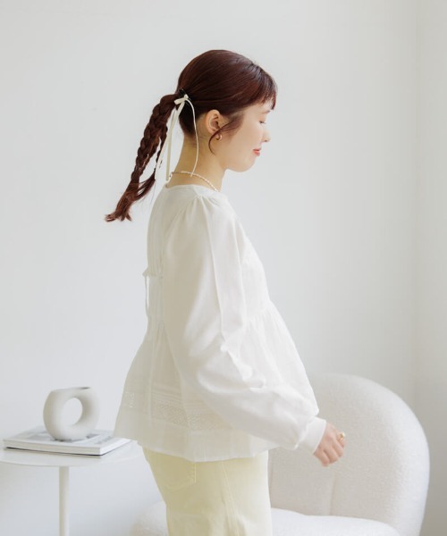 flower（フラワー）の「ルーズリボンピン（ヘアピン・レディース・ブラック/アイボリー・FREE）」の17枚目の写真