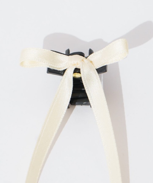 flower（フラワー）の「ルーズリボンピン（ヘアピン・レディース・ブラック/アイボリー・FREE）」の7枚目の写真