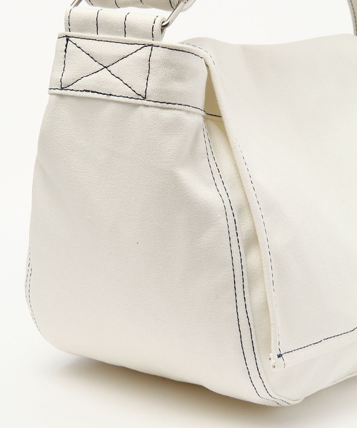 LOWRYS FARM（ローリーズファーム）の「キャンバスショルダ－　103789（ショルダーバッグ・キッズ・オフホワイト/ピンク/ブルー・FREE）」の12枚目の写真