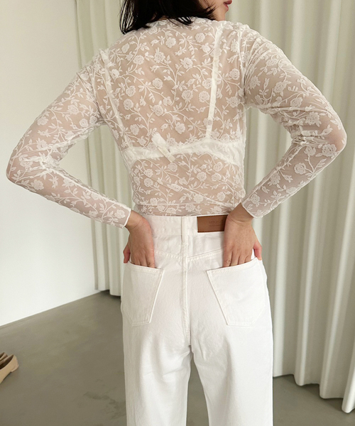 EDIT. FOR LULU（エディットフォールル）の「ローズシアートップ（T