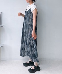 ◎プリーツキャミワンピースとTシャツ セットアイテム