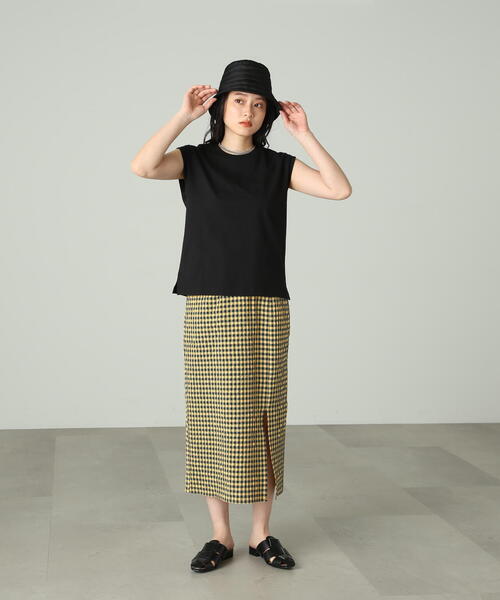 FREE'S MART（フリーズマート）の「USAコットンフレンチスリーブＴシャツ（Tシャツ/カットソー・レディース・ブルー/ホワイト/レッド/ブラック・FREE）」の15枚目の写真