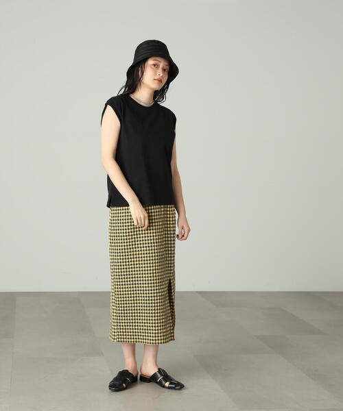 FREE'S MART（フリーズマート）の「USAコットンフレンチスリーブＴシャツ（Tシャツ/カットソー・レディース・ブルー/ホワイト/レッド/ブラック・FREE）」の16枚目の写真