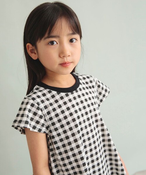 DRC branshes（ディーアールシーブランシェス）の「【WEB限定/DRC/やわらか天竺】Aライン半袖Tシャツ（Tシャツ/カットソー・キッズ・その他4/その他3/その他2/その他1/ラベンダー/ライトグリーン/ピンク/マスタード・130/90/150/140/100/110/120）」の7枚目の写真