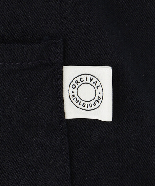 ORCIVAL（オーシバル）の「ORCIVAL | コットンツイル スキッパースモック MEN（その他アウター・メンズ・ネイビー/アイボリー・4/5）」の8枚目の写真