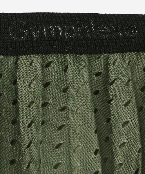 GYMPHLEX(ジムフレックス)の「Gymphlex | メッシュプリーツスカート WOMEN(スカート・レディース・オリーブ/ブラック/ネイビー・14)」の8枚目の写真