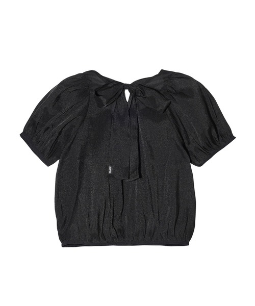 MILKFED.(ミルクフェド)の「SHEER PUFF SLEEVE BLOUSE(シャツ/ブラウス・レディース・ホワイト/ブラック・ONE SIZE)」の9枚目の写真