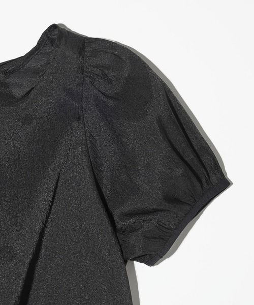 MILKFED.(ミルクフェド)の「SHEER PUFF SLEEVE BLOUSE(シャツ/ブラウス・レディース・ホワイト/ブラック・ONE SIZE)」の4枚目の写真