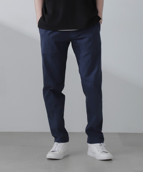 NANO universe（ナノユニバース）の「3D LABO ハイストレッチイージースラックス(セットアップ可)（スラックス・メンズ・ブラック/ネイビー/カーキ・L/M/S）」の14枚目の写真