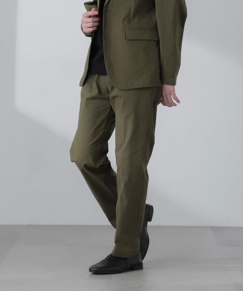 NANO universe（ナノユニバース）の「3D LABO ハイストレッチイージースラックス(セットアップ可)（スラックス・メンズ・ブラック/ネイビー/カーキ・L/M/S）」の20枚目の写真