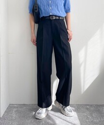 fredy emue | スラブツイルタックスラックスパンツ(その他パンツ)