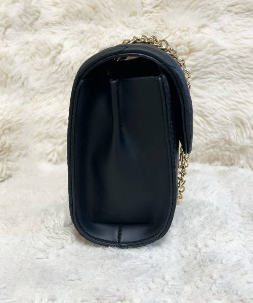 Miniministore(ミニミニストア)の「チェーン ショルダーバッグ キルティング(ショルダーバッグ・レディース・ブラック/アイボリー/ブラック系1/アイボリー系1・FREE)」の15枚目の写真