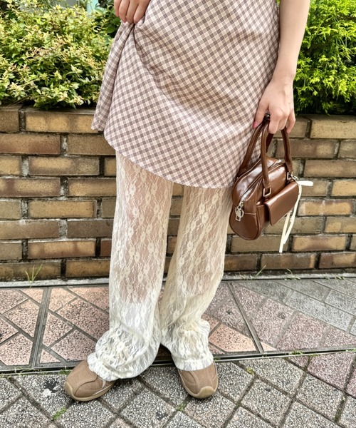 Loueme（ルエム）の「フラワーレースパンツ（その他パンツ・レディース・アイボリー/ブラック/ホワイト・FREE）」の9枚目の写真