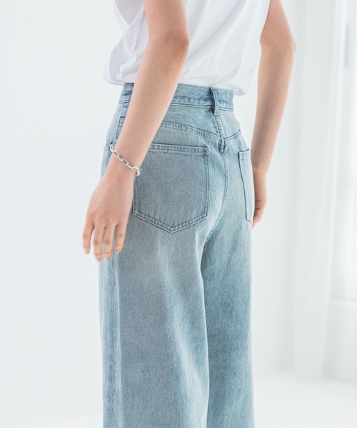 LEPSIM（レプシィム）の「【FOR I SERIES】ワイドストレートデニムパンツ　112598（デニムパンツ・レディース・ライトブルー/ダークグレー・SMALL/MEDIUM）」の12枚目の写真