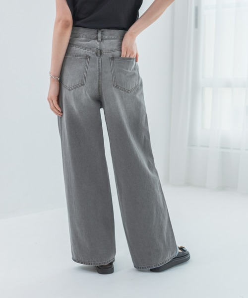 LEPSIM（レプシィム）の「【FOR I SERIES】ワイドストレートデニムパンツ　112598（デニムパンツ・レディース・ライトブルー/ダークグレー・SMALL/MEDIUM）」の21枚目の写真
