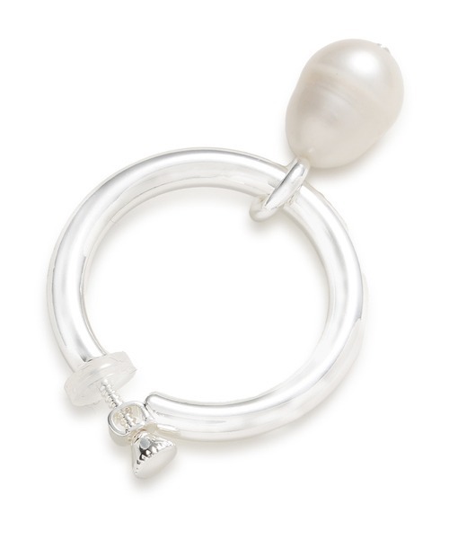 emmi（エミ）の「淡水パールフープイヤリング（イヤリング・レディース・ゴールド/シルバー・FREE）」の7枚目の写真