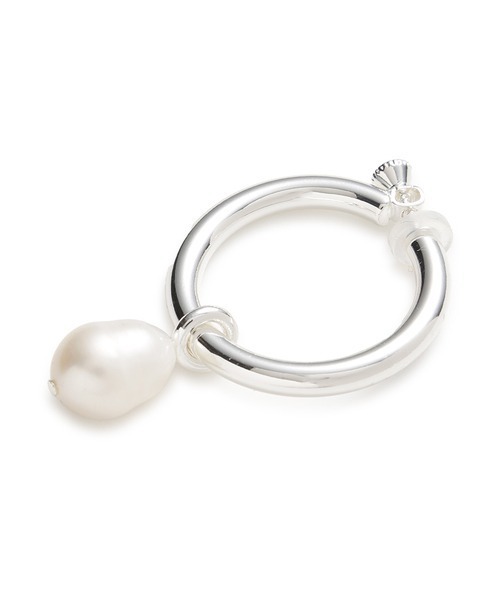 emmi（エミ）の「淡水パールフープイヤリング（イヤリング・レディース・ゴールド/シルバー・FREE）」の6枚目の写真