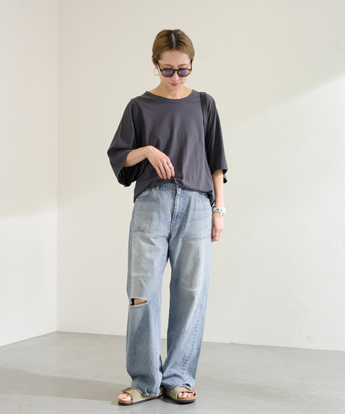 セール】≪追加≫FRAMeWORK MADE BY J ワイドジーンズ（デニムパンツ