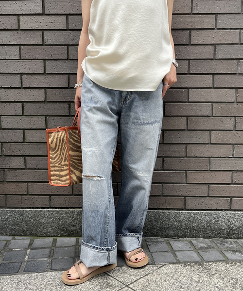 セール】≪追加≫FRAMeWORK MADE BY J ワイドジーンズ（デニムパンツ