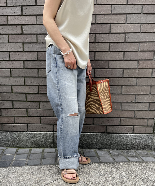 FRAMeWORK(フレームワーク)の「≪追加≫FRAMeWORK MADE BY J ワイドジーンズ(デニムパンツ・レディース・ブルー・LARGE/MEDIUM/SMALL)」の11枚目の写真