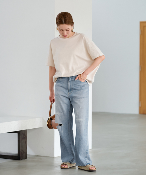 セール】≪追加≫FRAMeWORK MADE BY J ワイドジーンズ（デニムパンツ