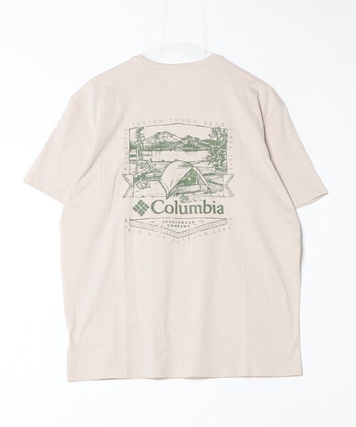 Columbia（コロンビア）の「コロンビア  ロッカウェイリバー バック グラフィックショートスリーブティー（Tシャツ/カットソー・メンズ・サンドグレー/ホワイト/ネイビー・S/M/L/LL）」の4枚目の写真