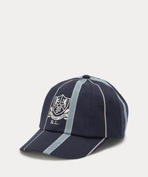 POLO RALPH LAUREN | クレスト ストライプド サテン クリケット キャップ(キャップ)