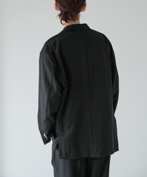 FORK&SPOON（フォークアンドスプーン）の「FORK&SPOON　ハイツイストダブルジャケット（その他アウター・メンズ・ブラック/ネイビー・4/5）」の7枚目の写真