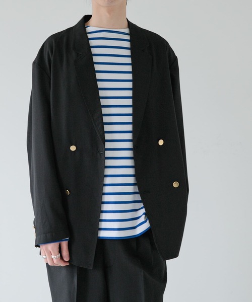 FORK&SPOON（フォークアンドスプーン）の「FORK&SPOON　ハイツイストダブルジャケット（その他アウター・メンズ・ブラック/ネイビー・4/5）」の10枚目の写真
