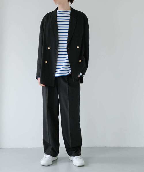 FORK&SPOON（フォークアンドスプーン）の「FORK&SPOON　ハイツイストダブルジャケット（その他アウター・メンズ・ブラック/ネイビー・4/5）」の11枚目の写真