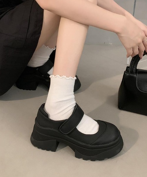 厚底メリージェーンシューズ（パンプス）｜mebole（メボレ）の