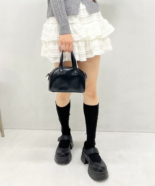 mebole(メボレ)の「厚底メリージェーンシューズ(パンプス・レディース・ブラック・SMALL/MEDIUM/LARGE)」の20枚目の写真