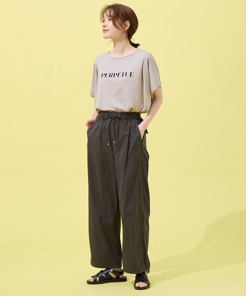 tシャツ EGLANTINE フレンチスリーブフレアーカットソー レディース EGLANTINE tシャツ フレンチスリーブフレアーカットソー