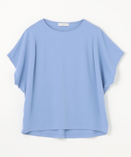 ANY(エニィ)の「【洗濯機可/UVケア/接触冷感】フレンチスリーブロゴ・カラーTシャツ(Tシャツ/カットソー・レディース・ベージュ系5/ブラック系/オールドローズ系/アイボリー系1/グレー系1/アイボリー系5/ブラウン系/ブルー系・F)」の14枚目の写真