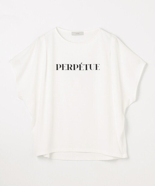 ANY(エニィ)の「【洗濯機可/UVケア/接触冷感】フレンチスリーブロゴ・カラーTシャツ(Tシャツ/カットソー・レディース・ベージュ系5/ブラック系/オールドローズ系/アイボリー系1/グレー系1/アイボリー系5/ブラウン系/ブルー系・F)」の17枚目の写真