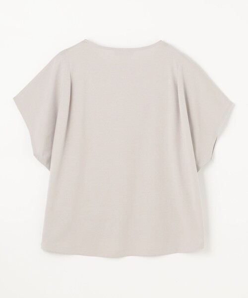 ANY(エニィ)の「【洗濯機可/UVケア/接触冷感】フレンチスリーブロゴ・カラーTシャツ(Tシャツ/カットソー・レディース・ベージュ系5/ブラック系/オールドローズ系/アイボリー系1/グレー系1/アイボリー系5/ブラウン系/ブルー系・F)」の20枚目の写真
