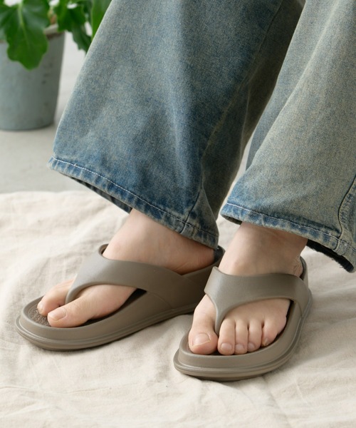 CIAOPANIC TYPY(チャオパニックティピー)の「■【UNISEX】【CARIGA】フリップサンダル(サンダル・レディース・ブラック/ホワイト/ベージュ・23/24/25/26/27/28)」の11枚目の写真