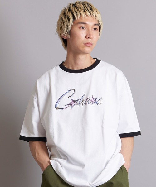 JACKROSE（ジャックローズ）の「JE-LOGO RINGER TEE（Tシャツ/カットソー・メンズ・ブラック/ホワイト・M/L）」の3枚目の写真