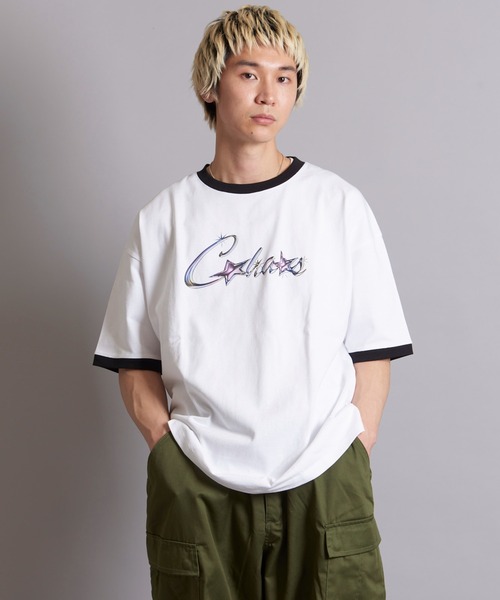 JACKROSE（ジャックローズ）の「JE-LOGO RINGER TEE（Tシャツ/カットソー・メンズ・ブラック/ホワイト・M/L）」の4枚目の写真