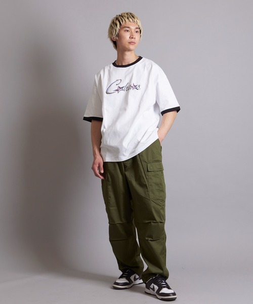 JACKROSE（ジャックローズ）の「JE-LOGO RINGER TEE（Tシャツ/カットソー・メンズ・ブラック/ホワイト・M/L）」の12枚目の写真