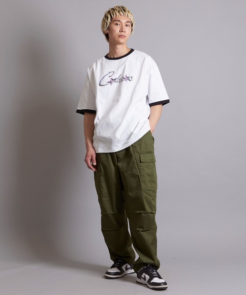JACKROSE（ジャックローズ）の「JE-LOGO RINGER TEE（Tシャツ/カットソー・メンズ・ブラック/ホワイト・M/L）」の13枚目の写真