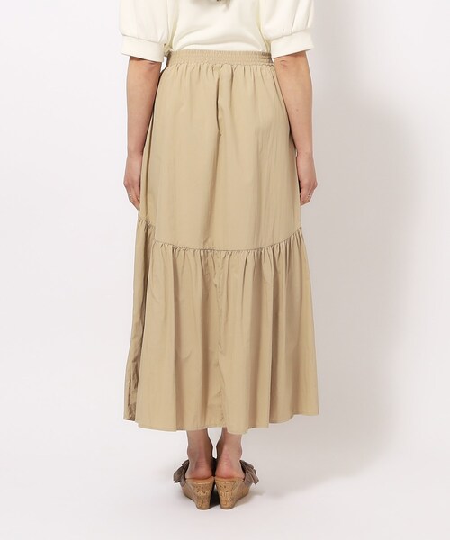 DRESKIP（ドレスキップ）の「◆マットナイロンカーブティアードスカート（スカート・レディース・ブラック/ベージュ/ブルー・02/03/04）」の19枚目の写真