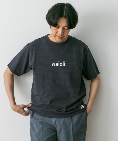 URBAN RESEARCH DOORS(アーバンリサーチドアーズ)の「melelana 半袖T-shirts(Tシャツ/カットソー・メンズ・ホワイト/チャコールグレー/オフホワイト・LARGE/MEDIUM)」の4枚目の写真