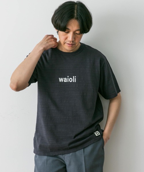 URBAN RESEARCH DOORS(アーバンリサーチドアーズ)の「melelana 半袖T-shirts(Tシャツ/カットソー・メンズ・ホワイト/チャコールグレー/オフホワイト・LARGE/MEDIUM)」の5枚目の写真