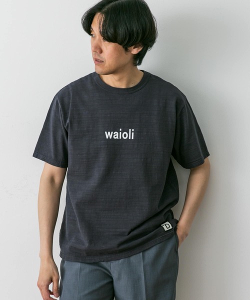 URBAN RESEARCH DOORS(アーバンリサーチドアーズ)の「melelana 半袖T-shirts(Tシャツ/カットソー・メンズ・ホワイト/チャコールグレー/オフホワイト・LARGE/MEDIUM)」の6枚目の写真